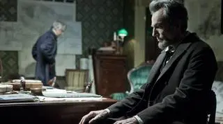 David Straithairn i Daniel Day-Lewis na planie "Lincolna"