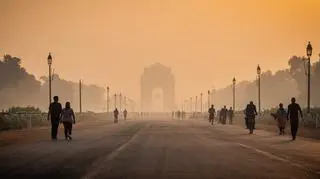Smog w Delhi, stolicy Indii - zdj. ilustracyjne