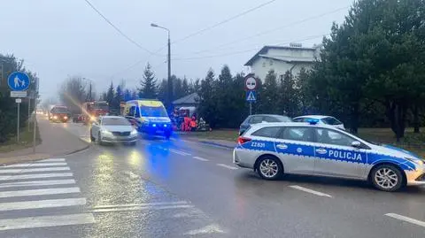 Nastolatek potrącony na przejściu dla pieszych. Trafił do szpitala