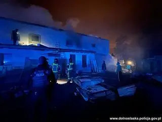 Pożar budynku mieszkalnego w Jeleniej Górze