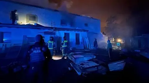 Pożar budynku mieszkalnego w Jeleniej Górze