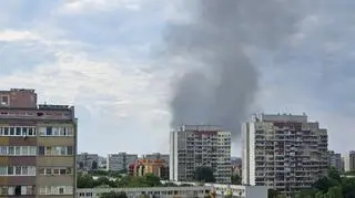 Pożar hali we Wrocławiu