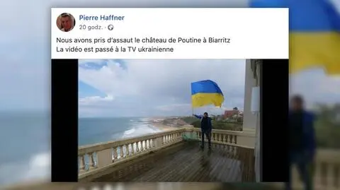 Dwóch rosyjskich aktywistów zostało aresztowanych po tym, jak włamali się i zajęli luksusową willę w Biarritz
