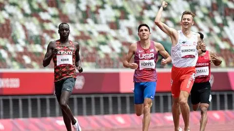 Znakomity finisz Borkowskiego. Polacy wbiegli do półfinału na 800 m