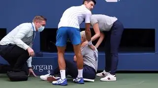 Djoković wyładował frustrację, ucierpiała sędzia 