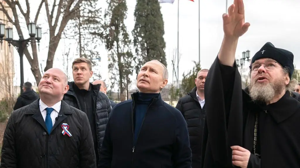 Putin na Krymie. Zdjęcie z marca bieżącego roku  
