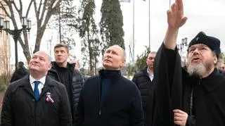 Putin na Krymie. Zdjęcie z marca bieżącego roku  