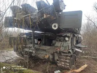 Pozostawiony rosyjski system Buk 