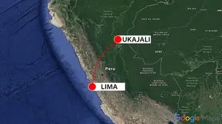 Limę i region Ukajali dzieli ponad 500 kilometrów