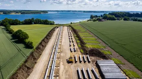 Tak wyglądało połączenie Baltic Pipe z polskim systemem przesyłowym