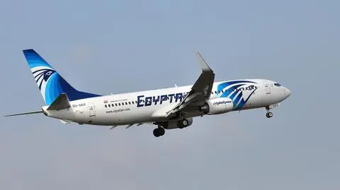 Samolot linii EgyptAir. Zdjęcie ilustracyjne