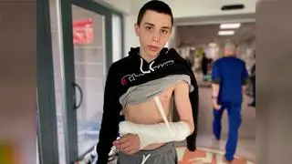 Kijowski szpital Ohmatdyt opisał historię 14-letniego chłopca, którego ojciec został zastrzelony przez rosyjskiego żołnierza