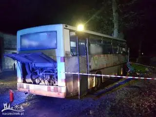 Wypadek autobusu w Trzebiechowie