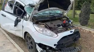 Poważny wypadek na ulicy Olechowskiej w Łodzi