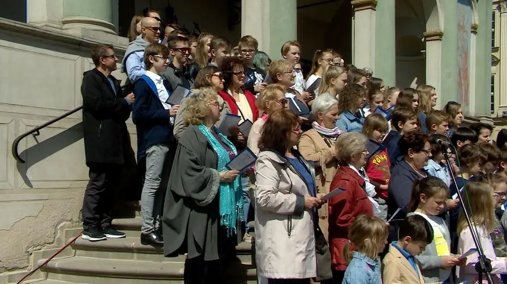 Odśpiewanie Ody do radości w Poznaniu