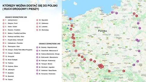 Którędy dostać się do Polski? Cztery dodatkowe przejścia graniczne 