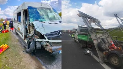 Groźna kolizja z udziałem busa. Są poszkodowani