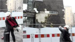 Tadeusz Sawa-Borysławski rzucił nagrodę w gruzy galerii