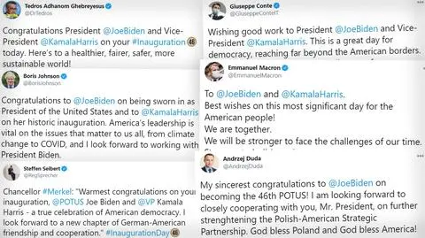 Gratulacje od światowych przywódców, prywatny list od królowej brytyjskiej