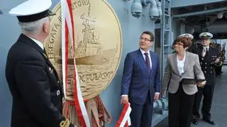 Wizerunek fregaty można znaleźć na najnowszej monecie 2-złotowej