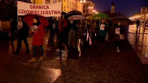 Protest w Białymstoku w obronie migrantów
