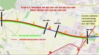 Ostatni etap remontu autostrady A2