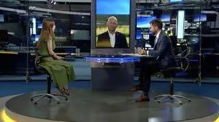 Anna Maria Dyner oraz Mirosław Różański w "Faktach po Faktach"