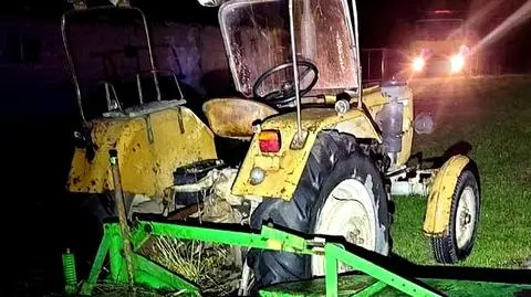 Spadł z ciągnika, jego ciało znaleziono dwa dni później