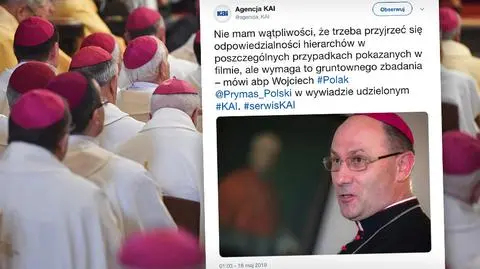 Prymas Polski dla KAI: trzeba przyjrzeć się odpowiedzialności hierarchów