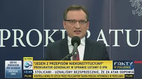 Ziobro: wyraziliśmy wątpliwości co do zakresu terytorialnego obowiązywania przepisu