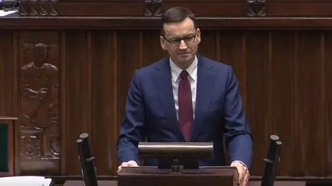 Premier Mateusz Morawiecki broni Mariusza Kamińskiego
