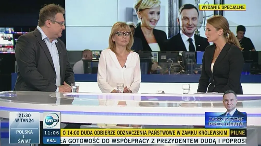 Incydent z buczeniem w trakcie orędzia Dudy