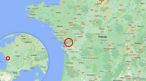 mapa francja trzesienie