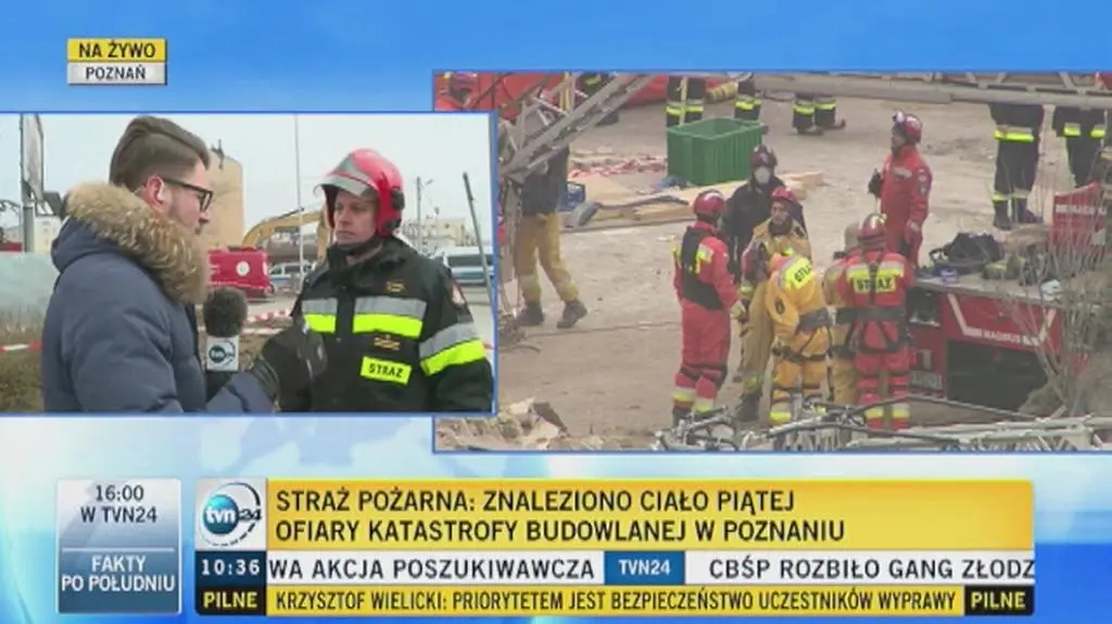 Pracowali całą noc akcja wciąż trwa
