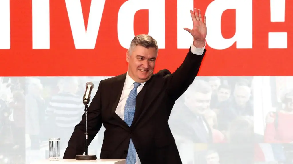 Zoran Milanović zostanie prezydentem na kolejną, 5-letnią kadencję 