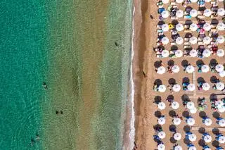 Plaża na wyspie Rodos