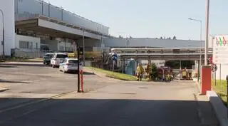 Wyciek kwasu w fabryce jogurtów