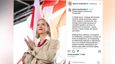 Wpis Małgorzaty Trzaskowskiej