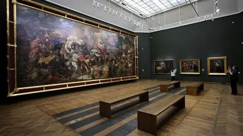 Obraz Jana Matejki "Bitwa pod Grunwaldem" w Muzeum Narodowym w Warszawie