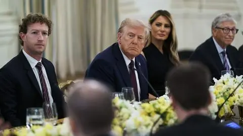 Trump na kolacji z prezesami firm technologicznych