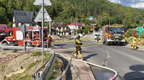 Wiertnica uszkodziła gazociąg w Tylmanowej