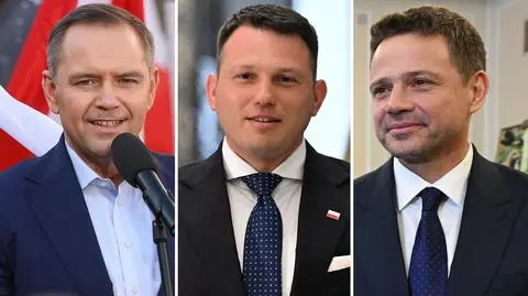 Karol Nawrocki, Sławomir Mentzen, Rafał Trzaskowski