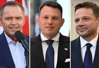 Osiem punktów Mentzena. Co mówili o tym Nawrocki i Trzaskowski