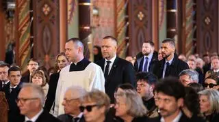 Pogrzeb posła Lewicy Łukasza Litewki (PAP)