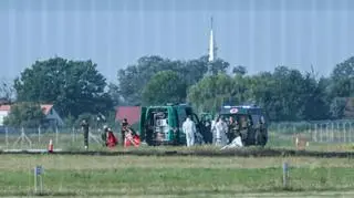 Miejsce katastrofy F-16