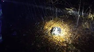 Siła uderzenia była tak duża, że w aucie wyrwany został silnik