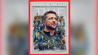 Prezydent Ukrainy Wołodymyr Zełenski został Człowiekiem Roku 2022 magazynu "Time"