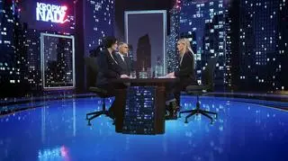 Anna Maria Żukowska i Przemysław Wipler w "Kropce nad i"