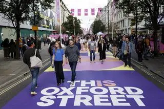 Oxford Street wyłączona z ruchu samochodowego 21 września