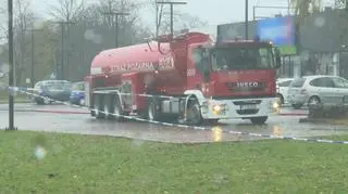 Pożar warsztatu samochodowego w Zielonej Górze